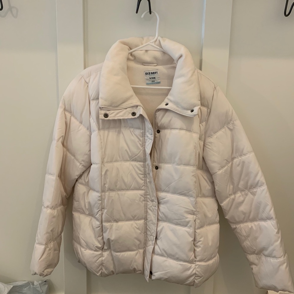 Ivory Puffer Jacket